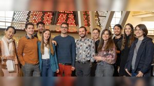 Young circle of friends